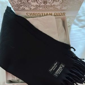 Dior cashmere scarf